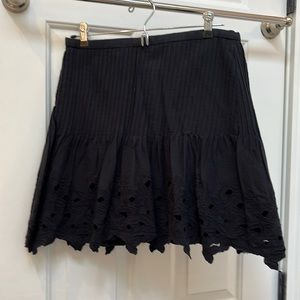 J Crew cotton eyelet skirt